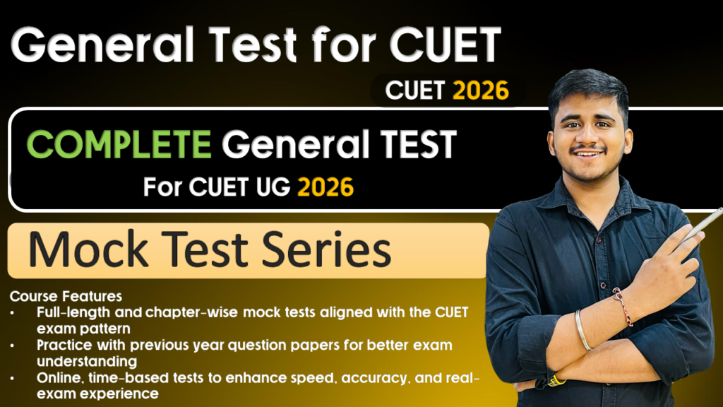 General Test Mock Test Series CUET